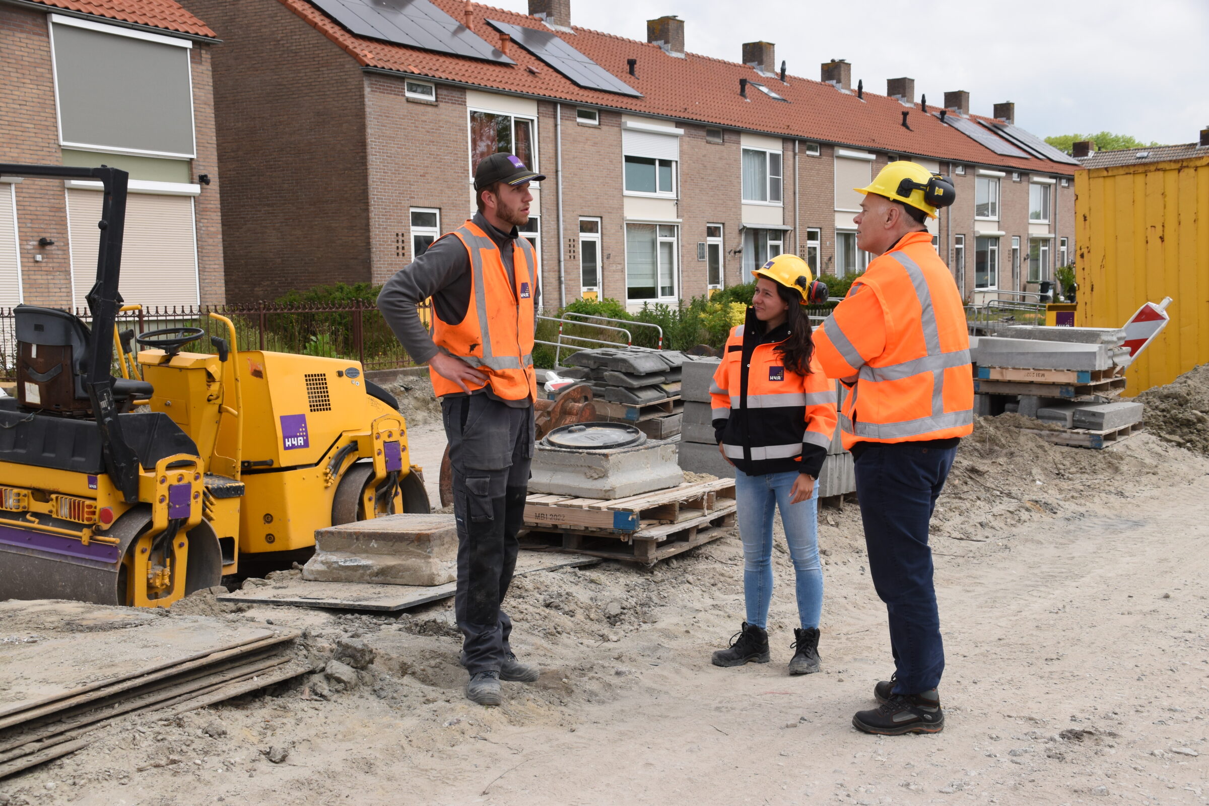 H4A infratechniek op project Molenweg